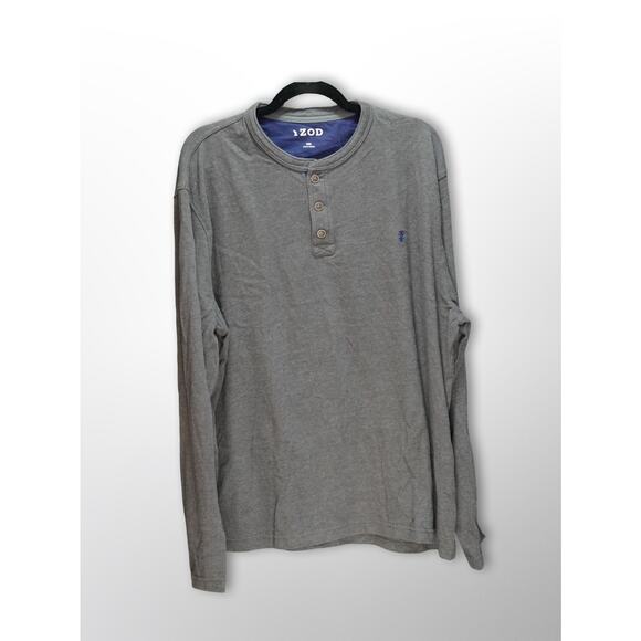 IZOD Men's Gray 3-Button Sweater - Size XXL - Picture 1 of 2
